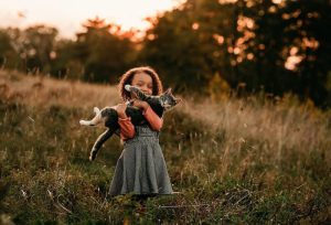 عکاسی از کودکان با حیوانات